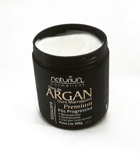 Kit Pós Progressiva Óleo De Argan Ouro Marroquino Naturiun R 31 50