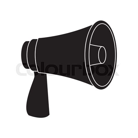 Bullhorn Advertising Symbol Stock Vector Colourbox