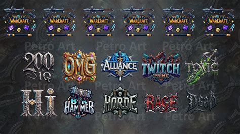 10 Pieces Twitch Emotes Discord Emotes World of Warcraft - Etsy