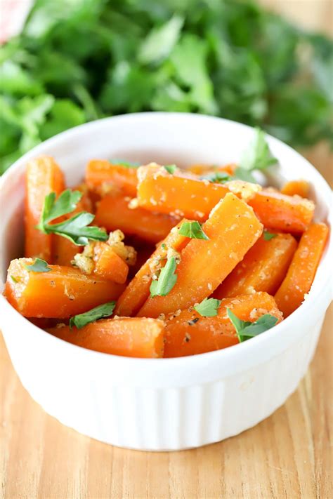 Brown Sugar Glazed Carrots - Yummy Healthy Easy