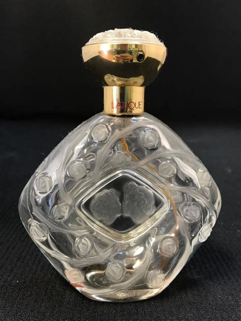 Sold Price Five Lalique Perfume Bottles And Lalique Black Figure