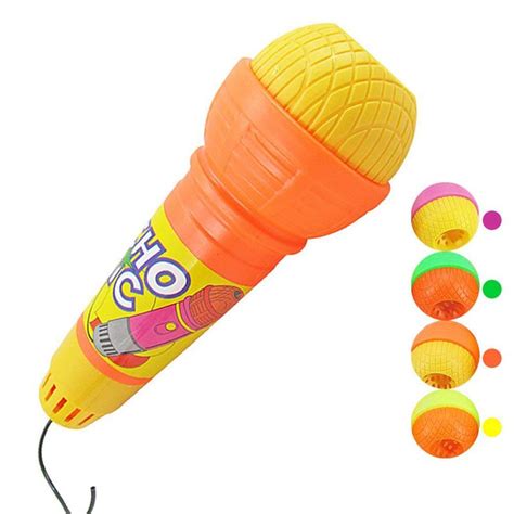 New Kids Children Toy Echo Microphone Toys With Black Cable Not Need Ok