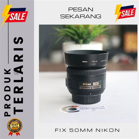 Jual Lensa Fix Mm Nikon Afs Nikkor Tajam Bokeh Shopee Indonesia