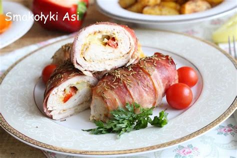 Smakołyki Asi Roladki z papryką otulone boczkiem Food Ethnic