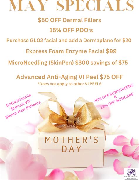 Monthly Treatment Specials Facial Artistry And Aesthetics Tucson