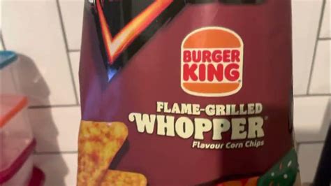 Doritos Limited Edition Flame Grilled Whopper Review Youtube