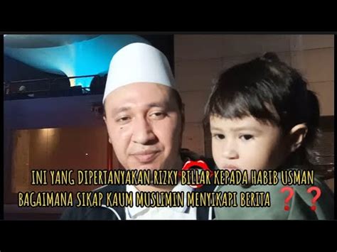 HABIB USMAN SAMPAIKAN RIZKY BILLAR LESTI KEJORA AKAN BERANGKAT UMROH