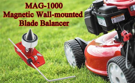 Multisland Lawn Mower Blade Balancer Magnetic Wall Mount Replaces For Mag 1000 750