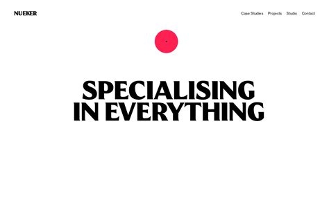 Nueker Website is a Web Design Inspiration