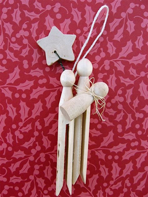 Clothespin Nativity Ornament Etsy