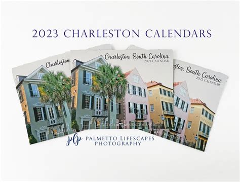 2023 Charleston Calendar Charleston Calendar South Carolina - Etsy