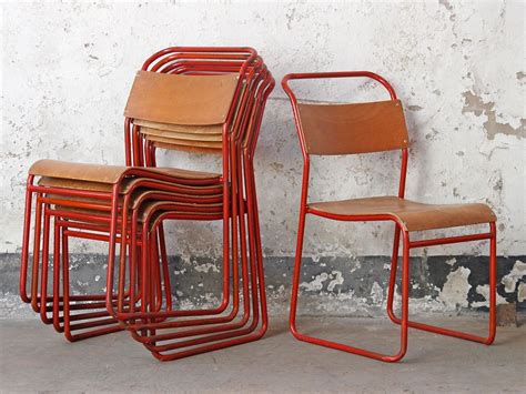 Red Stacking Chairs For Sale At Marvinbboeseo Blog