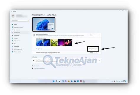 Windows 11 de Arka Plan Duvar Kağıdı Nasıl Değiştirilir TeknoAjan