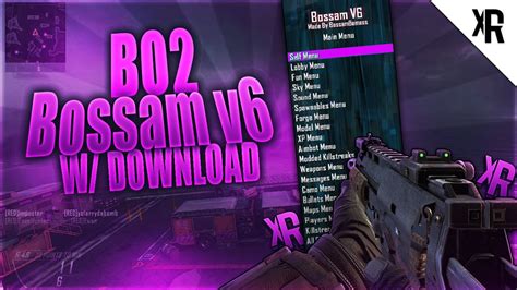 Black Ops 2 Bossam V6 Mod Menu Download Pcxboxps3 Youtube