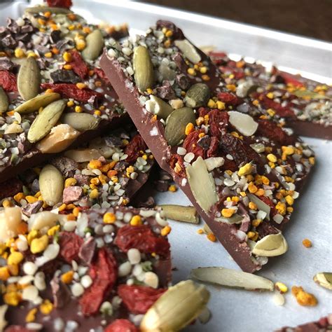 Superfood Dark Chocolate Bark Bake It Paleo Recipe Superfood Energy Bites Superfood Snack