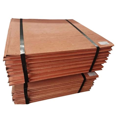 Copper Cathode Pure Copper Cathode Copper Sheet In Bulk From