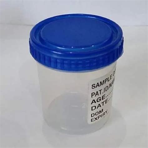 Plastic 30 Ml Urine Sample Container For Hospital At ₹ 25piece In