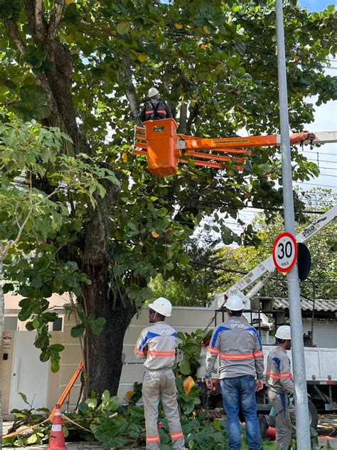 Enel E Prefeitura De Niter I Realizam Mutir O De Podas Em Itacoatiara