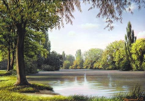 Eric Park City Krasnodar Painting By Oleg Bylgakov Pixels