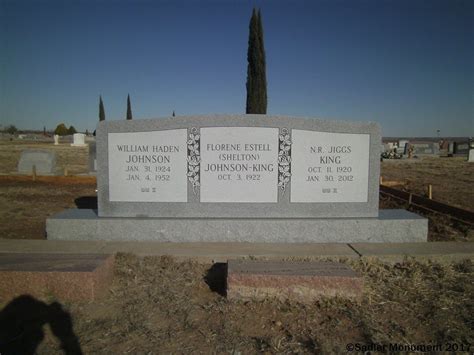 Triple Headstones Sadler Monument