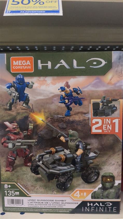 Mega Construx Halo Infinite Gungoose Gambit Set Hdp Brute Jackal Unsc