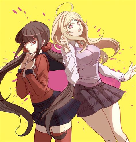 Maki Harukawa Kaede Akamatsudangan Ronpa Danganronpa Danganronpa