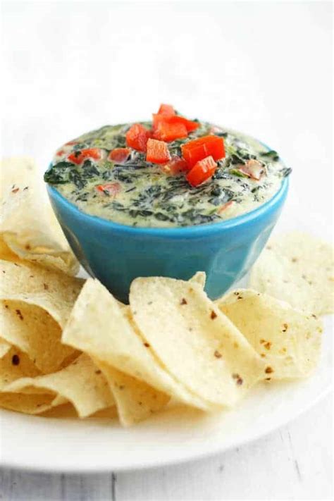 Quick And Easy Vegan Spinach Dip The Pretty Bee