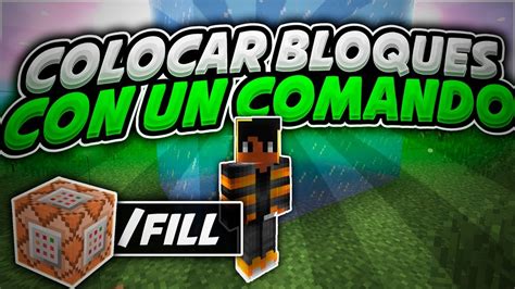 Colocar Bloques Con Un Comando Minecraft Youtube