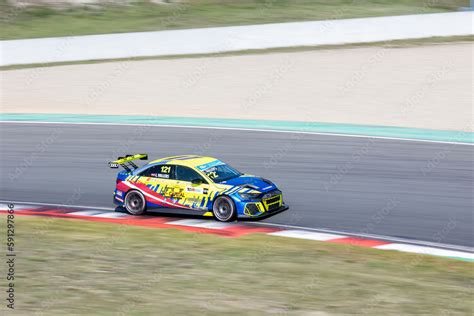 Foto De Oschersleben Germany April 9 2023 Scenic Motion Blur View