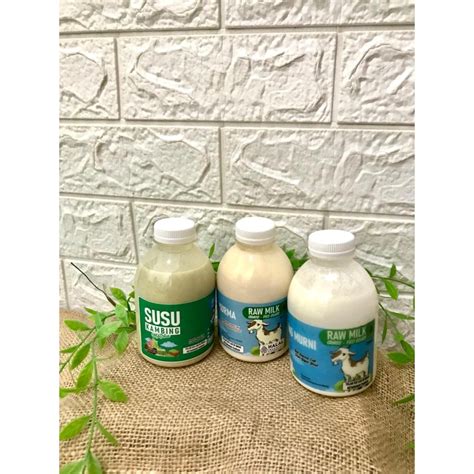 Jual Grass Fed Raw Goat Milk By Pure Organic Susu Kambing Murni