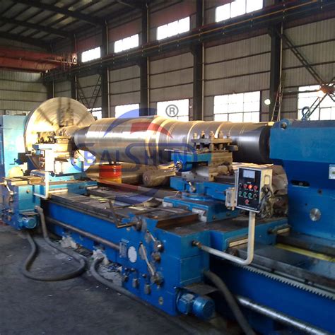 32tons Load Bearing Steel Mill Roll Turning Lathes Heavy Horizontal