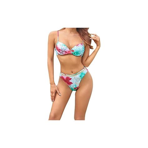 Yogalulu Costume Mare Patrol Bikini Rossi Costume Da Bagno Costumi X Nascondere La Pancia Bikini
