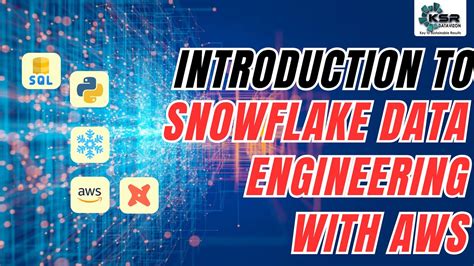 Introduction To Snowflake Data Engineering With Aws Snowflake Data