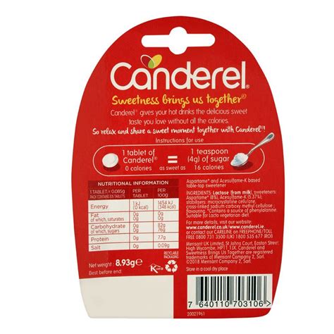 Purchase Canderel Sweetener 105 Tablets Online At Best Price In