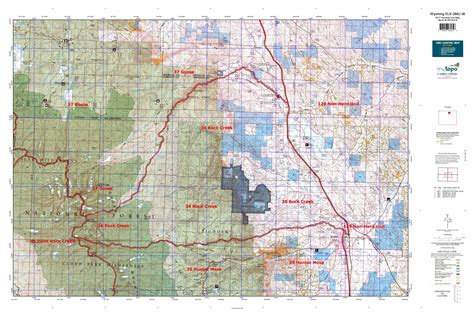 Wyoming Elk Hunting Zone Map