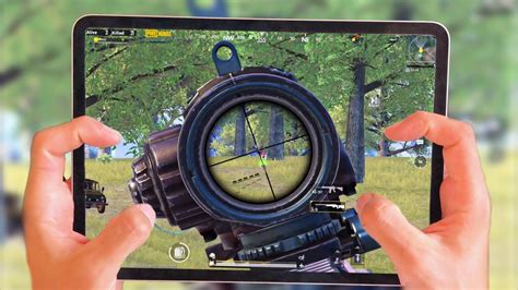 Ipad Pro Pubg Handcam Finger Full Gyro Pubg Mobile Youtube