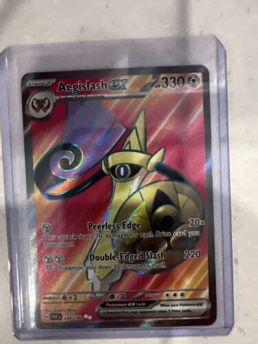 Pokemon Aegislash Ex Paradox Rift Scarlet Violet Ultra Rare