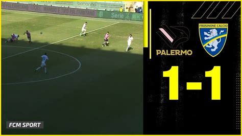 Palermo Frosinone Verre Segna Da Centrocampo Gol Spaziale