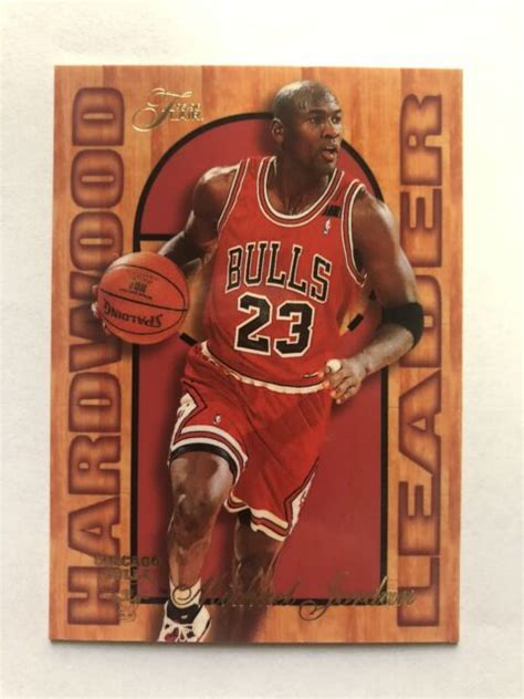 Flair Hardwood Leader Michael Jordan Card Ebay