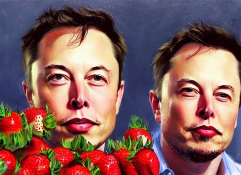 A Highly Detailed Beautiful Portrait Of Elon Musk With Stable