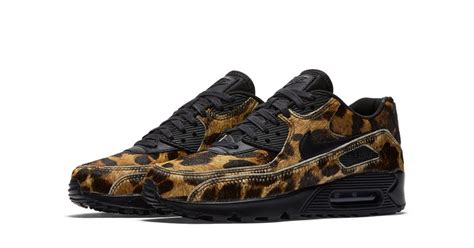 Womens Nike Air Max 90 LX Yellow Leopard Cool Sneakers