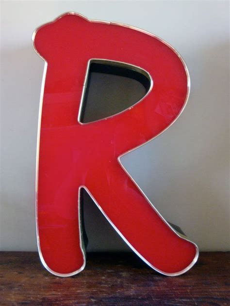 Reclaimed Metal Letter R Etsy Letter R Lettering Letter A Crafts