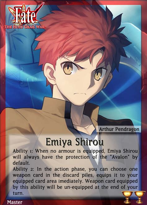 Emiya Shirou Fate The Holy Grail War Wiki Fandom