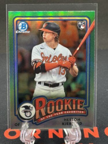 Bowman Chrome Heston Kjerstad Rookie Of The Year Favorites Rc Roy