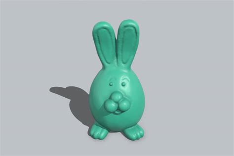 Easter Rabbit Files To Download And To 3d Print For Free 3dpea