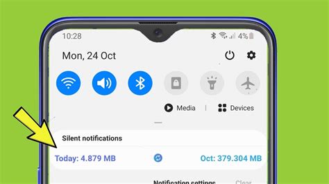 Samsung Notification Bar Me Data Usage Kaise Dekhe Redmi Phone How To