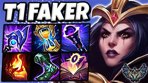 T Faker Leblanc Vs Ahri Mid Patch Korea Challenger Youtube