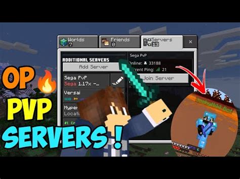 Best Pvp Servers For Minecraft Pe Pvp Practice Servers For Minecraft