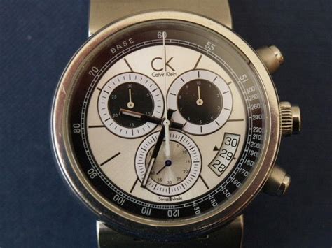 Calvin Klein Swiss Made K75471 00 Celerity Quartz Chronograph Watch