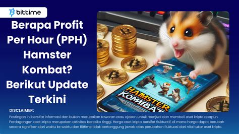 What Is The Profit Per Hour Pph For Hamster Kombat Following Are The